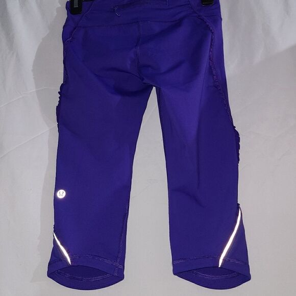 Lululemon Purple Blue Leggings Size 4 - Picture 4 of 7